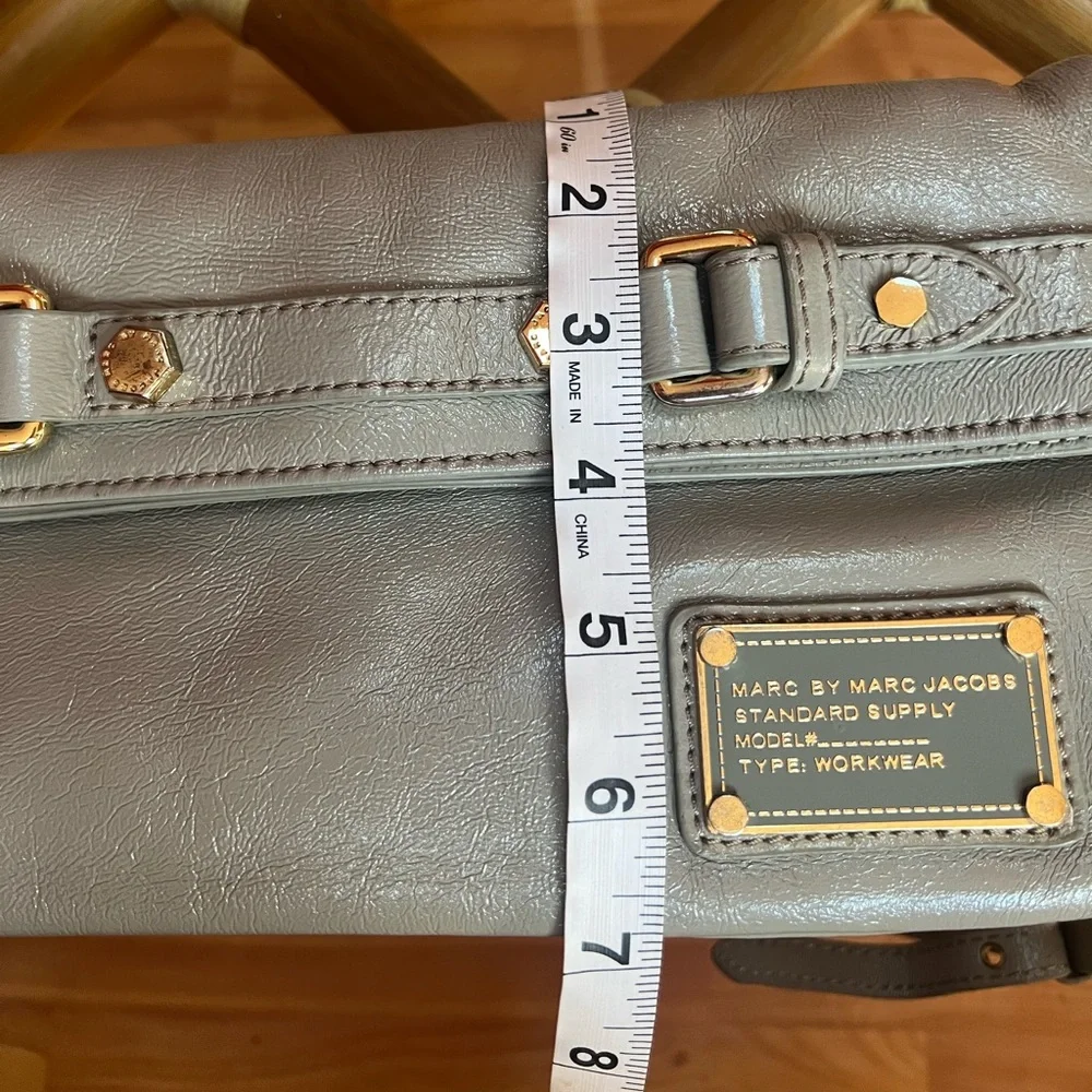 Marc Jacobs Expandable Gray Clutch/Crossbody  Like New